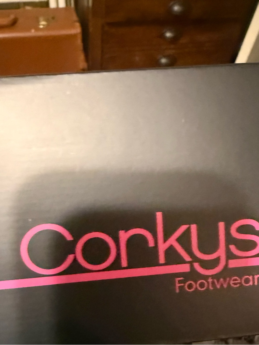 Corky’s Case Closed Faux Suede Black Sz 8 - Picture 8 of 8